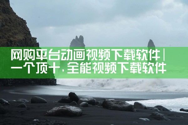 网购平台动画视频下载软件